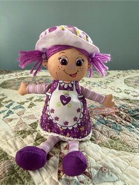 Little Miss Muffin Purple Plush Doll